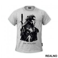 Geralt Ciri and Yennefer - The Witcher - Majica