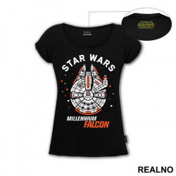 Millennium Falcon - Orange - Star Wars - Majica