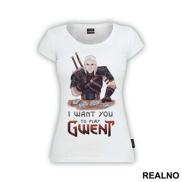 I Want You To Play Gwent - The Witcher - Majica