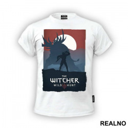 The Wild Hunt Silhouette - The Witcher - Majica