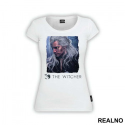 Geralt Yellow Eyes Portrait - The Witcher - Majica