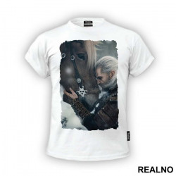Geralt And Roach Head To Head - The Witcher - Majica