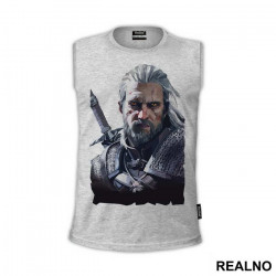 Geralt Polygonal Art - The Witcher - Majica