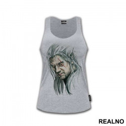 Geralt Head Illustration - The Witcher - Majica