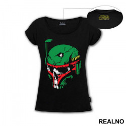 Boba Fett - Green Skull - Star Wars - Majica