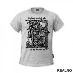 My Flesh Was Dull Gold And My Blood Rotted - Malenia - Elden Ring - Majica My Flesh Was Dull Gold And My Blood Rotted - Malenia - Elden Ring - Majica