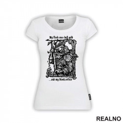 My Flesh Was Dull Gold And My Blood Rotted - Malenia - Elden Ring - Majica My Flesh Was Dull Gold And My Blood Rotted - Malenia - Elden Ring - Majica