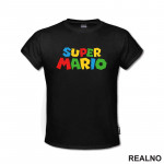Super Mario - Logo - Game - Majica