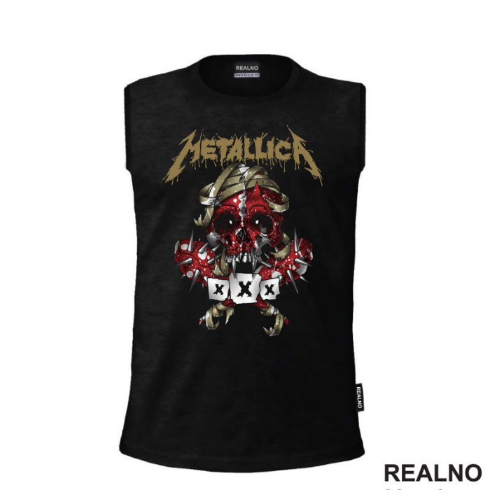 Metallica - Red Skull - Muzika - Majica