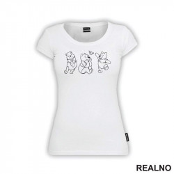 Winnie the Pooh - Outline - Drawing - Crtani Filmovi - Majica