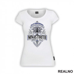 Minastirith White Ale - Tree Of Gondor Brewery - Lord Of The Rings - LOTR - Majica Minastirith White Ale - Tree Of Gondor Brewery - Lord Of The Rings - LOTR - Majica