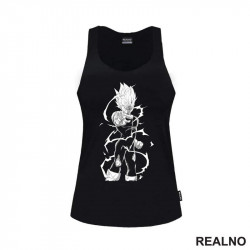 Vegeta - Grey Lines - Goku - Dragon Ball - Majica