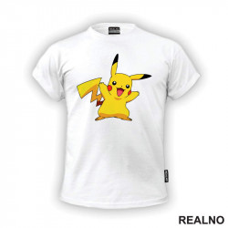 Pikachu - Pikaču skače - Pokemon - Majica