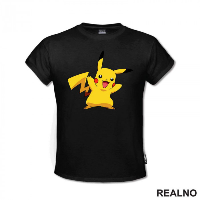 Pikachu - Pikaču skače - Pokemon - Majica