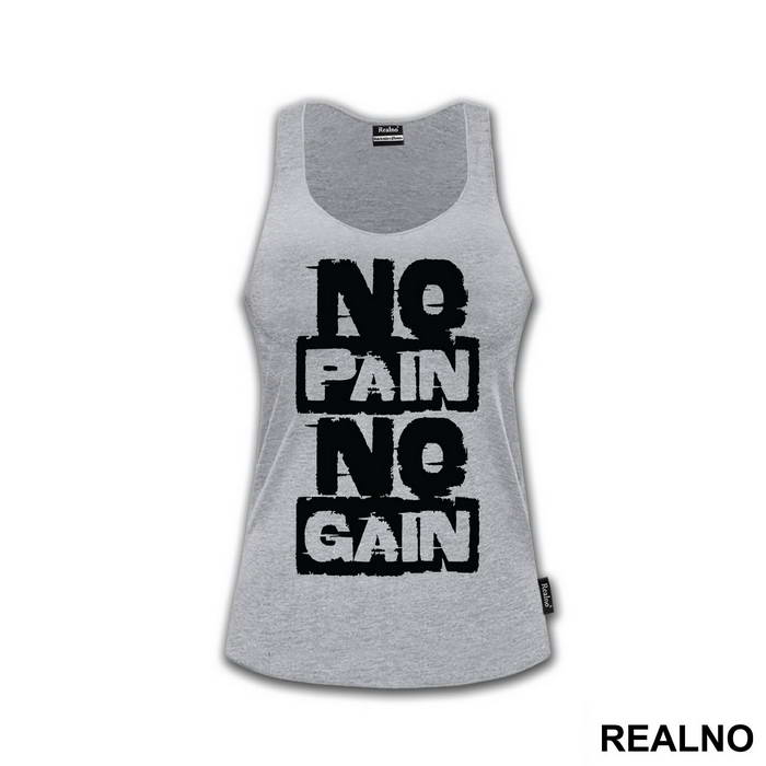 No Pain No Gain Smeary - Trening - Majica