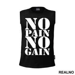No Pain No Gain Clear And Big - Trening - Majica No Pain No Gain Clear And Big - Trening - Majica