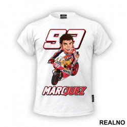 Marquez Riding A Bike Illustration - 93 - MotoGP - Sport - Majica