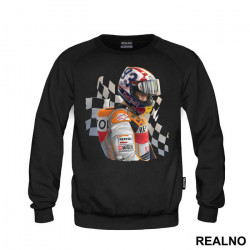 Marquez And A Finish Line Flag - 93 - MotoGP - Sport - Duks