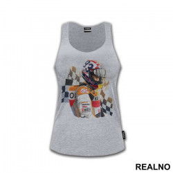 Marquez And A Finish Line Flag - 93 - MotoGP - Sport - Majica