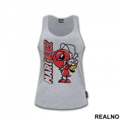 OUTLET - Siva bez rukava ženska majica veličine L - Marquez OUTLET - Siva bez rukava ženska majica veličine L - Marquez