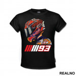 Marquez Helmet Portrait - 93 - MotoGP - Sport - Majica
