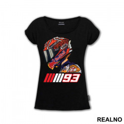 Marquez Helmet Portrait - 93 - MotoGP - Sport - Majica