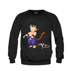 Tying His Belt - Goku - Dragon - Ball - Duks