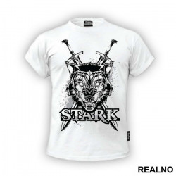 Wolf With Two Swords, House Stark - Game Of Thrones - GOT - Majica