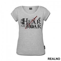 Hear Me Roar With Lion And Sword House Lannister - Game Of Thrones - GOT - Majica