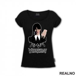 Splash Of Black And Thing - Wednesday - Sreda - Majica