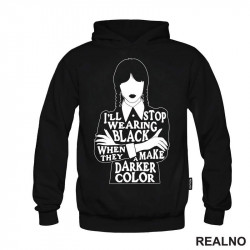I'll Stop Wearing Black When They Make A Darker Color - Silhouette - Wednesday - Sreda - Duks