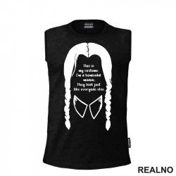 This Is My Costume. I'm A Homicidal Maniac. They Look Just Like Everyone Else. - Wednesday - Sreda - Majica