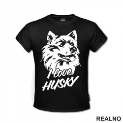 I Love Hasky - Pas - Dog - Majica