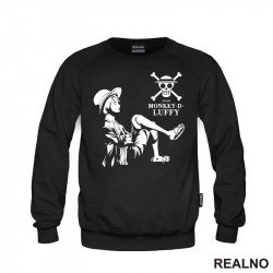 Monkey. D. Luffy - Portrait - Sitting - One Piece - Duks