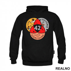 42 The Answer To Life The Universe And Everything - Colors - The Hitchhiker's Guide to the Galaxy - Geek - Duks