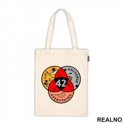 42 The Answer To Life The Universe And Everything - Colors - The Hitchhiker's Guide to the Galaxy - Geek - Ceger