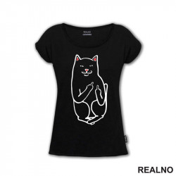 Cat Says FU - Humor - Majica