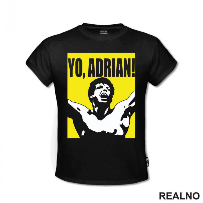 Yo Adrian! - Rocky Illustration - Majica