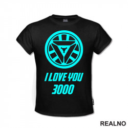 I Love You 3000 - Blue - Iron Man - Avengers - Majica I Love You 3000 - Blue - Iron Man - Avengers - Majica