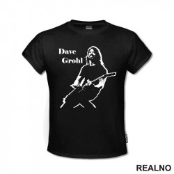 Dave Grohl Illustration - Foo Fighters - Muzika - Majica