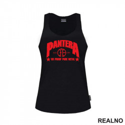 Pantera - 101 Proof Pure Metal - Est. 1981 - Red Logo - Muzika - Majica