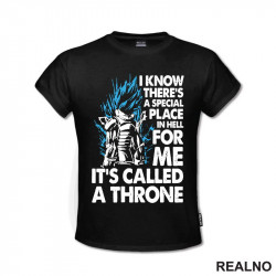 I Know There's A Special Place In Hell For Me It's Called A Throne - Goku - Dragon Ball - Majica