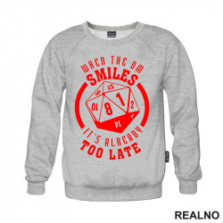 When The DM Smiles It's Already Too Late - Red - D&D - Dungeons And Dragons - Duks