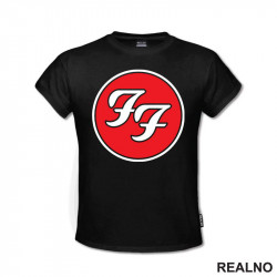 Red Logo Foo Fighters - Muzika - Majica