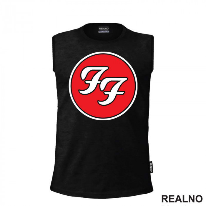 Red Logo Foo Fighters - Muzika - Majica