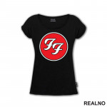 Red Logo Foo Fighters - Muzika - Majica