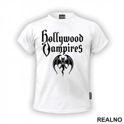 Hollywoods Vampires Logo - Muzika - Majica