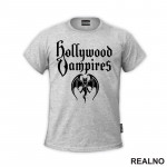 Hollywoods Vampires Logo - Muzika - Majica