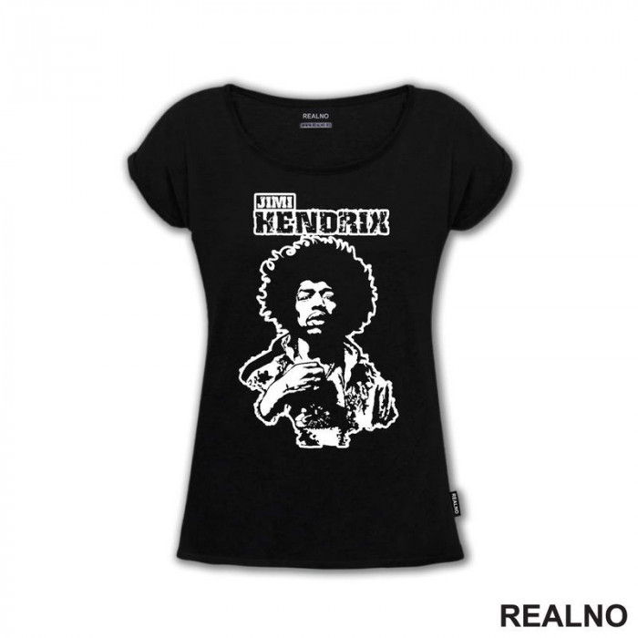Jimi Hendrix Silhouette - Muzika - Majica