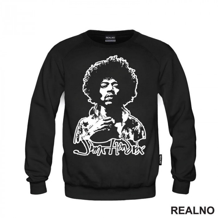 Head Jimi Hendrix Silhouette - Muzika - Duks